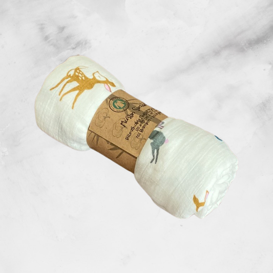 Bamboo & Cotton Muslin Swaddle