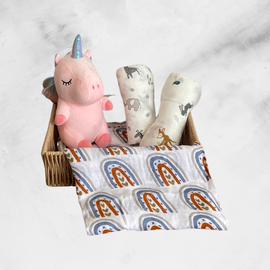 Bamboo & Cotton Muslin Swaddle