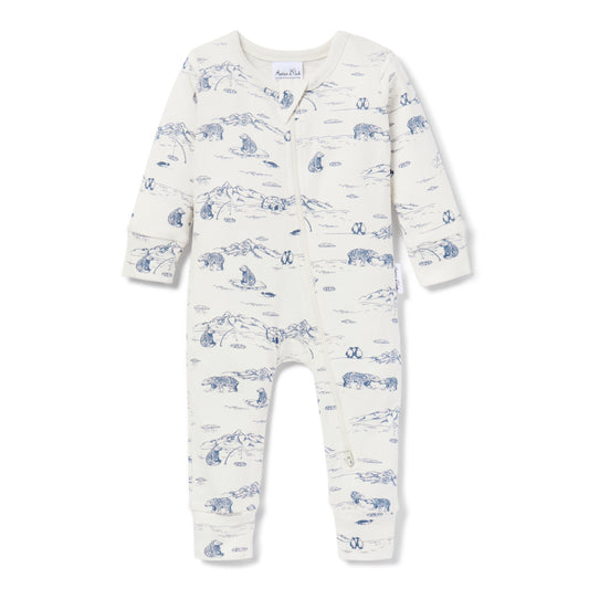 Aster & Oak - Arctic Zip Romper