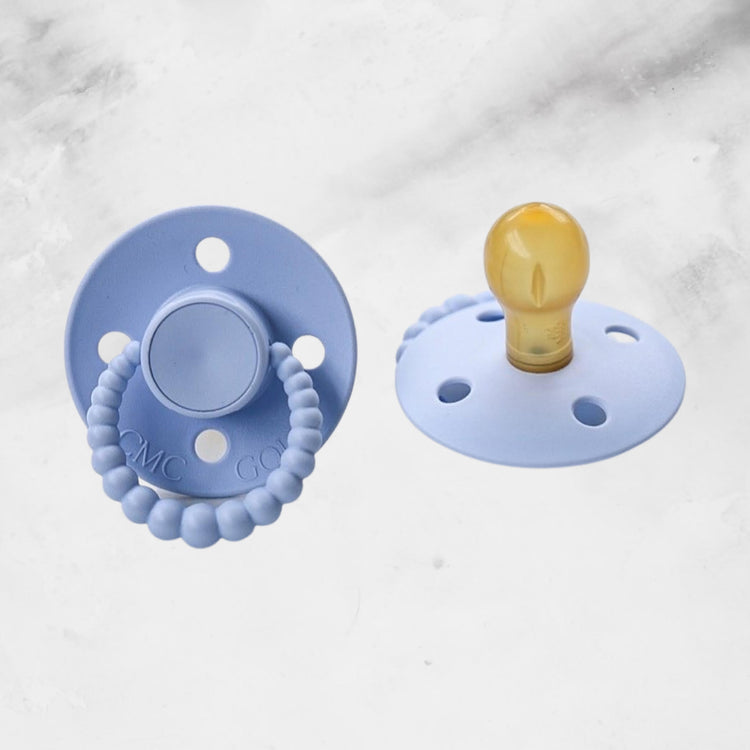 CMC Gold Bubble Dummies Twin Pack - Air Filled Teat
