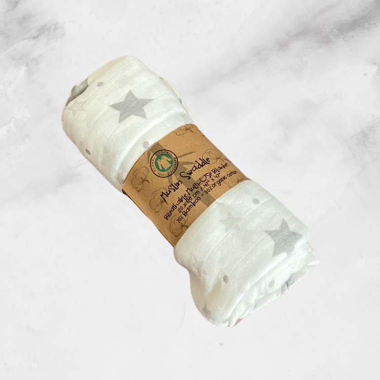 Bamboo & Cotton Muslin Wraps